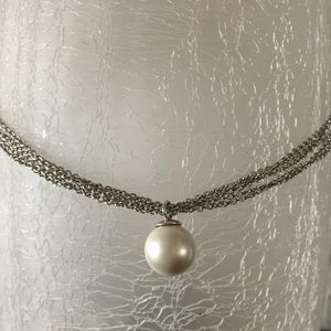 Sterling Silver pearl multi strand
